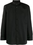 Issey Miyake Men Mandarin Collar Shirt - Black