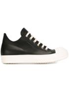 Rick Owens Lace-up Sneakers, Men's, Size: 43, Black, Calf Leather/leather/rubber