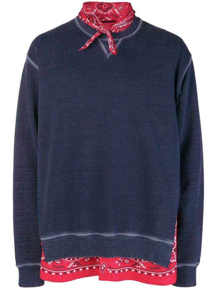 Dsquared2 Bandana Sweatshirt - Blue