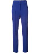 Dvf Diane Von Furstenberg High-waisted Skinny Trousers - Blue