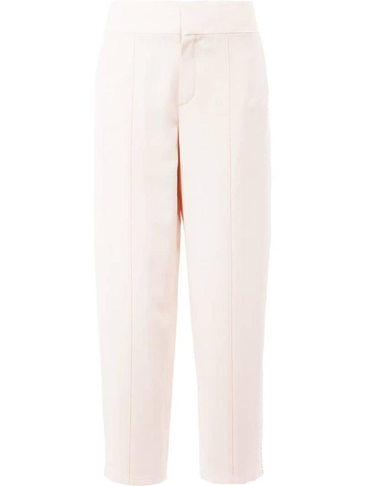 Chloé Pom Pom Trim Trousers - Neutrals