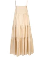 Matteau Tiered Summer Dress - Brown