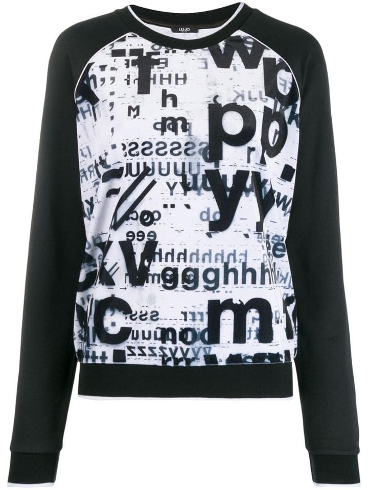 Liu Jo All-over Print Sweatshirt - Black