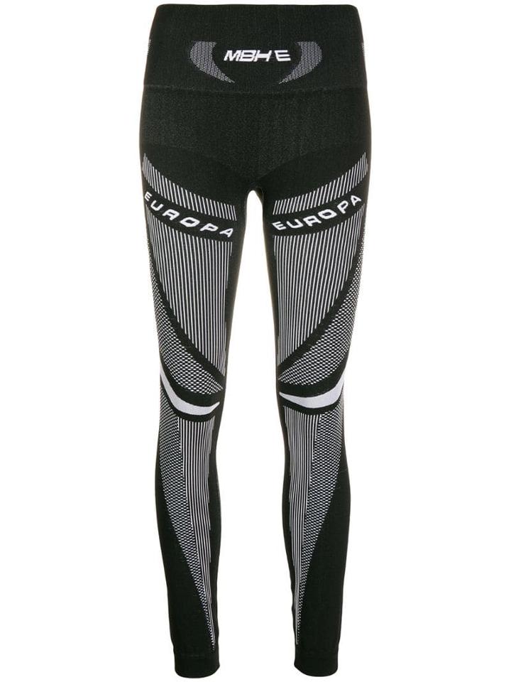 Misbhv Two-tone Stretch Fit Leggings - Black