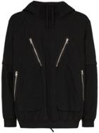 Stone Island Shadow Project Hooded Zip-detailed Jacket - Black