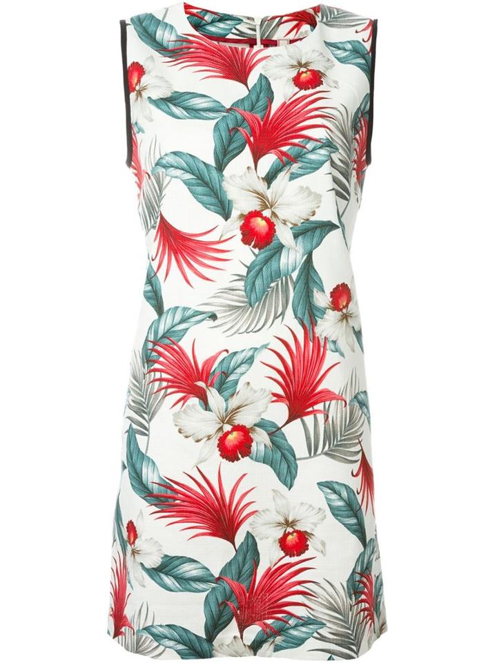 Antonio Marras Hibiscus Printed Dress