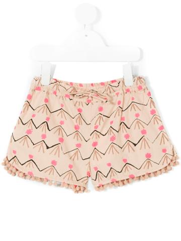 Soft Gallery - Doria Shorts - Kids - Cotton - 8 Yrs, Nude/neutrals