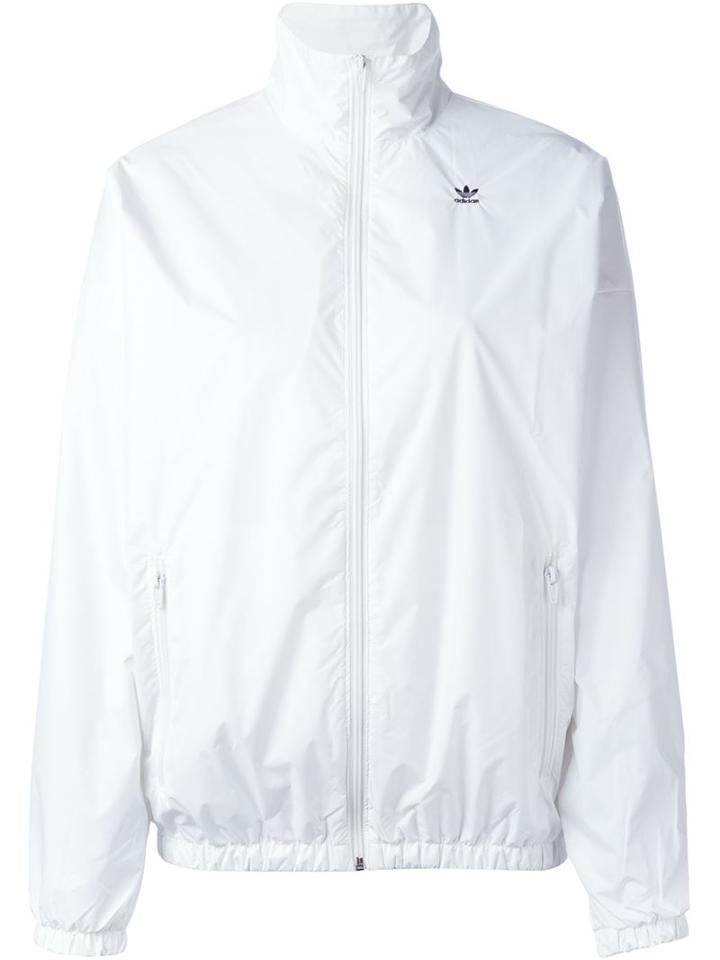 Adidas Originals 'adidas Originals By Hyke' Jacket, Women's, Size: 34, White, Polyester/polyurethane