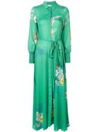 Alexis Floral Print Dress - Green