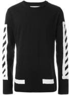 Off-white Brushed Diagonals Sweatshirt