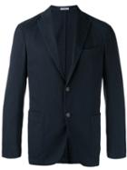 Boglioli Canvas Blazer, Men's, Size: 54, Blue, Cotton/cupro