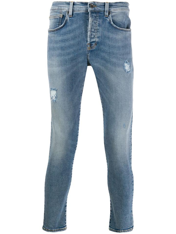 Prps Distressed Slim-fit Jeans - Blue