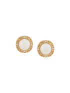 Givenchy Pre-owned 1980's Greek Key Earrings - Gold