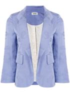 Zadig & Voltaire Classic Fitted Blazer - Pink & Purple