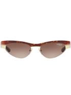 Vogue Eyewear Gigi Hadid Capsule Low Frame Sunglasses - Brown