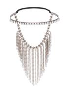 Miu Miu Fringed Crystal Tiara - Metallic
