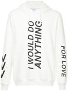 Ports V I Would Do Anything For Love Hoodie - White
