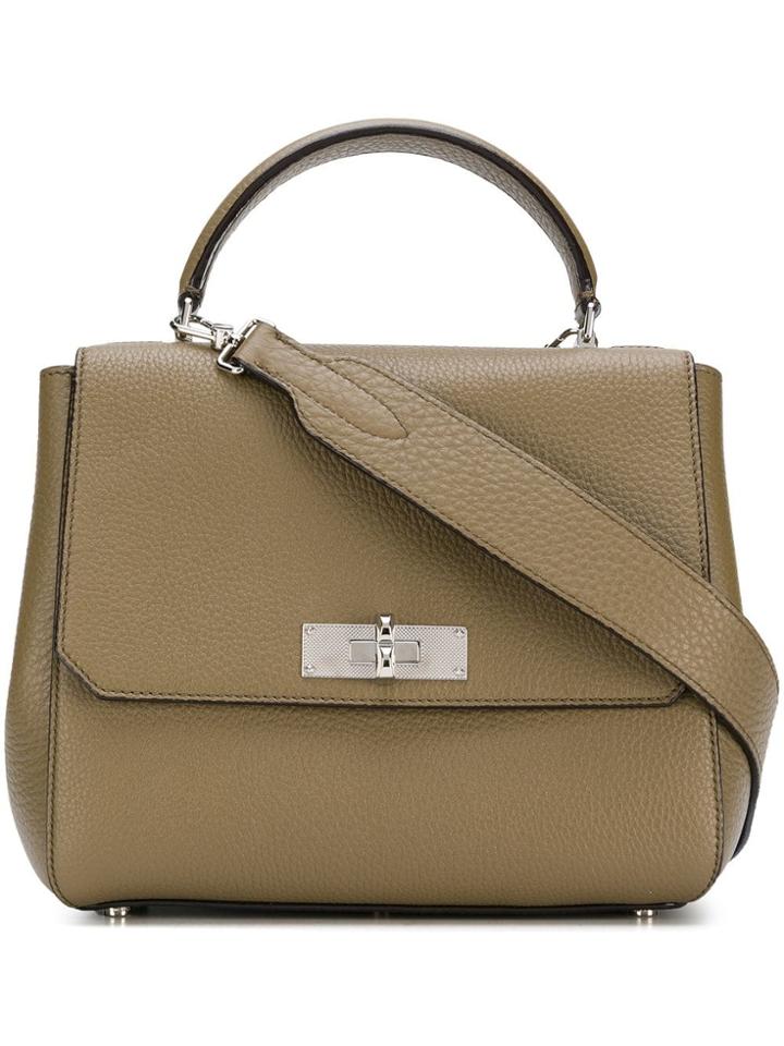 Bally B Turn Small Tote - Brown