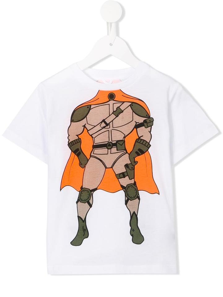 Stella Mccartney Kids 'arlo Superstellahero' T-shirt, Boy's, Size: 10 Yrs, White