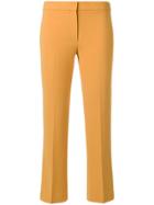 Theory Cropped Trousers - Yellow & Orange