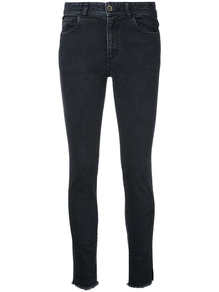 En Route Raw Edge Jeans, Women's, Size: 1, Black, Cotton