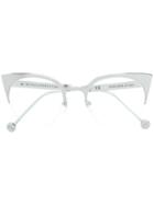 Retrosuperfuture Cat Eye Glasses - Metallic