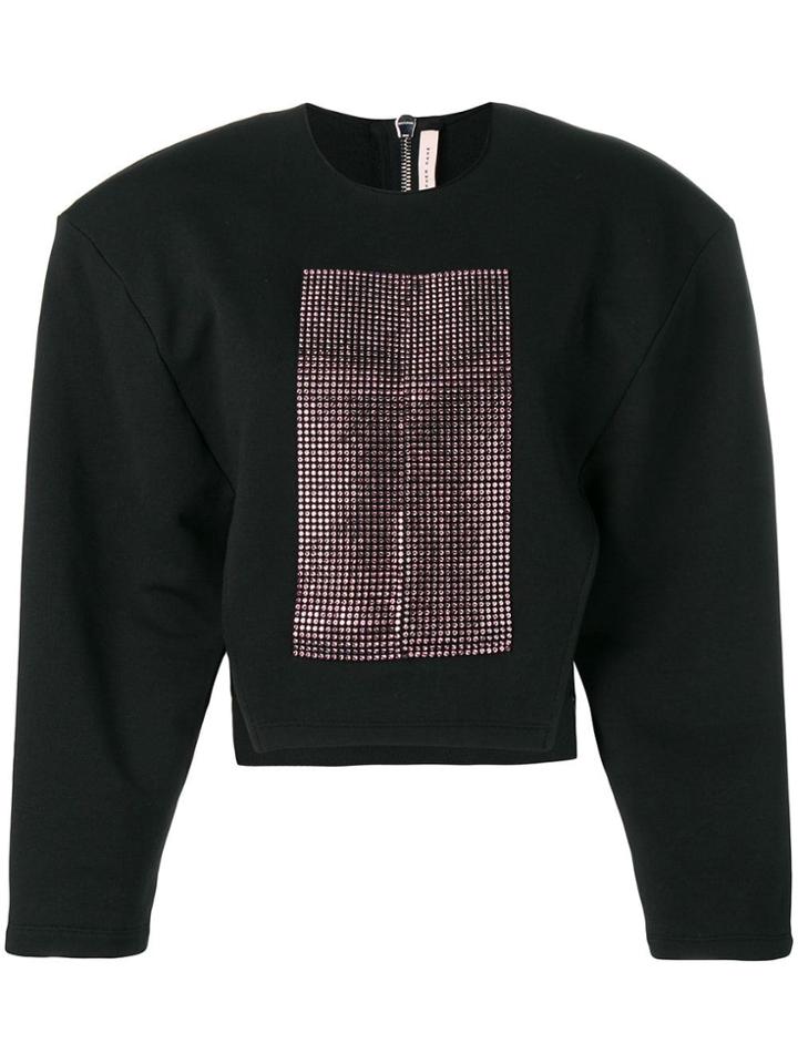Christopher Kane Crystal Sweatshirt - Black