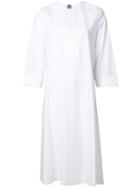 Lorena Antoniazzi V-neck Shift Midi Dress - White