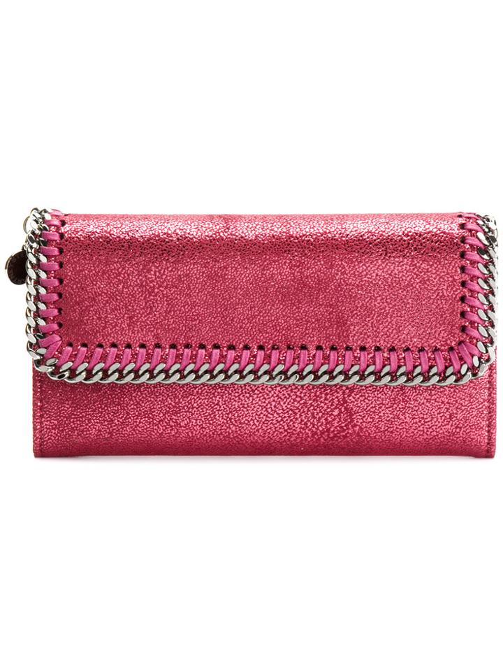 Stella Mccartney Falabella Wallet - Pink & Purple