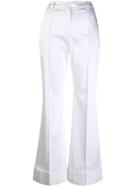 House Of Holland Classic Flared Trousers - White