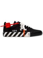 Off-white Black Vulcanised Canvas Low Top Sneakers