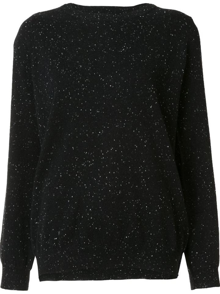 Thomas Wylde Cashmere 'drift' Jumper, Women's, Size: Large, Black, Cashmere