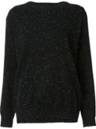 Thomas Wylde Cashmere 'drift' Jumper, Women's, Size: Large, Black, Cashmere