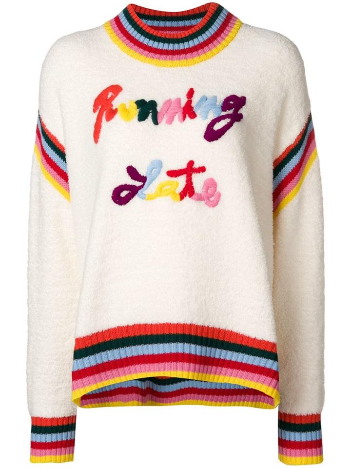 Mira Mikati Running Late Jumper - White