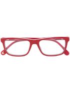 Carrera Rectangular Glasses - Red