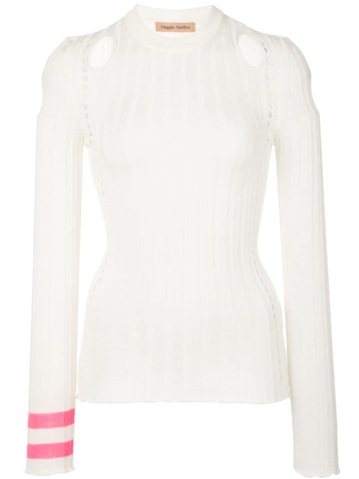 Maggie Marilyn Peek-a-boo Jumper - White