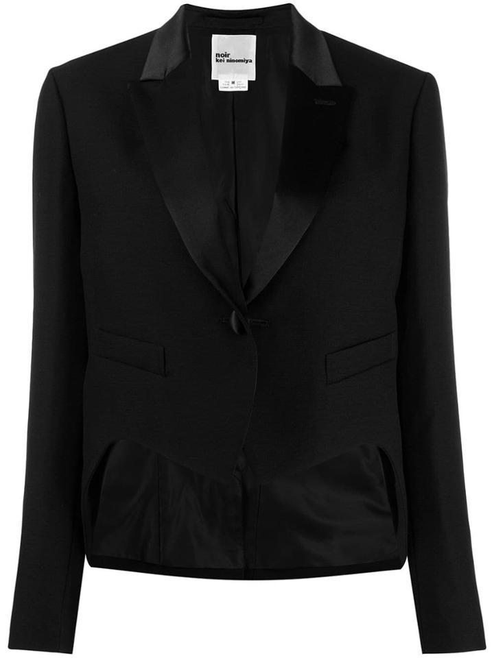 Comme Des Garçons Noir Kei Ninomiya Cropped Single-breasted Blazer -