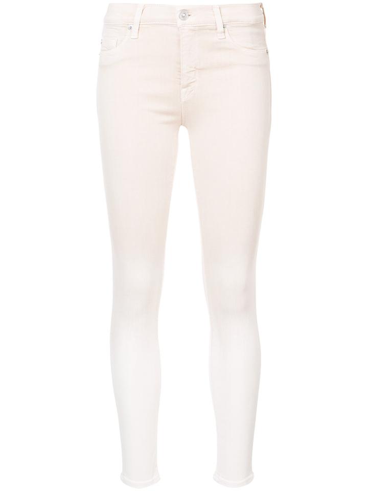 Hudson - Mid Rise Nico Skinny Jeans - Women - Cotton/spandex/elastane/lyocell/viscose - 27, Nude/neutrals, Cotton/spandex/elastane/lyocell/viscose