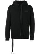 Unravel Project Graphic Knitted Hoodie - Black