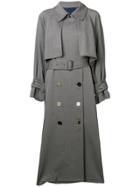 Golden Goose Deluxe Brand Double-breasted Trench Coat - Grey