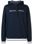 Michael Michael Kors Logo Hoodie - Blue