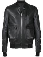 Rick Owens Flight Leather Jacket - Black
