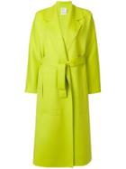 Maison Rabih Kayrouz Long Belted Tailored Coat - Green