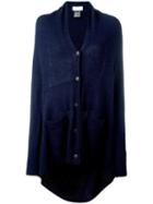 Christian Wijnants 'kambo' Cardigan, Women's, Size: Large, Blue, Wool/alpaca/polyacrylic