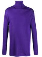 Givenchy Roll Neck Jumper - Purple