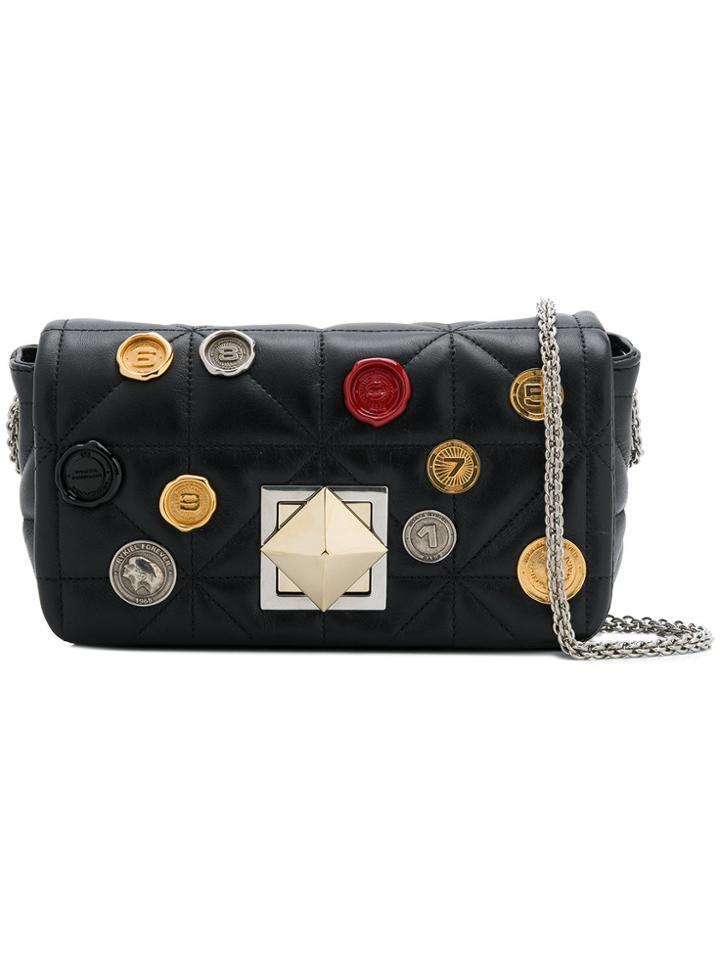 Sonia Rykiel Le Copain Medium Embellished Bag - Black