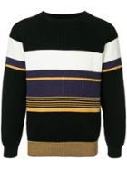 Coohem Panelled Knit Sweater - Multicolour