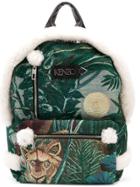 Kenzo Furry Jungle Backpack - Green