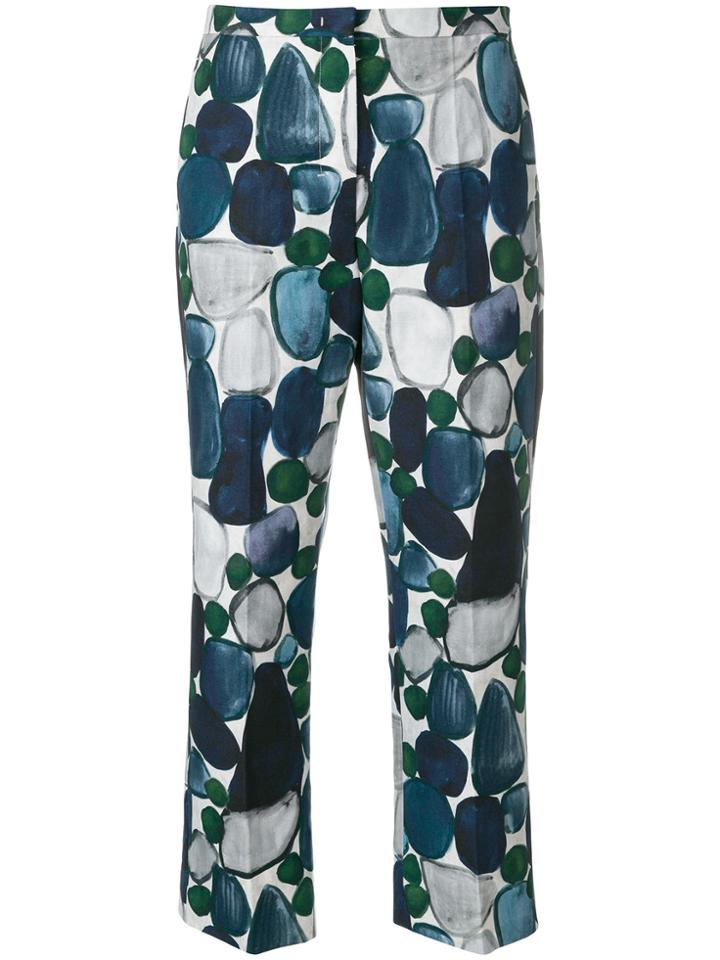 's Max Mara Floral Printed Trousers - Blue