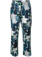 's Max Mara Floral Printed Trousers - Blue